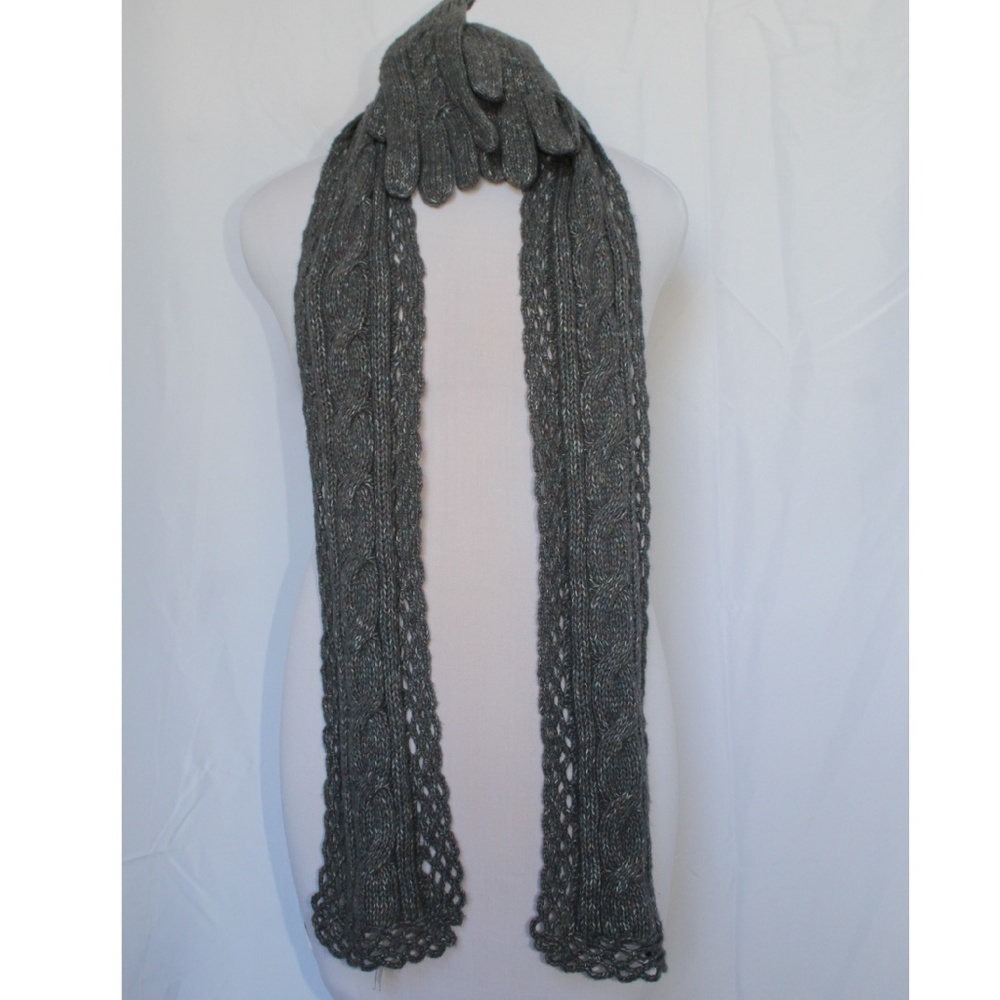 Grey Scarf & Glove Set NWT